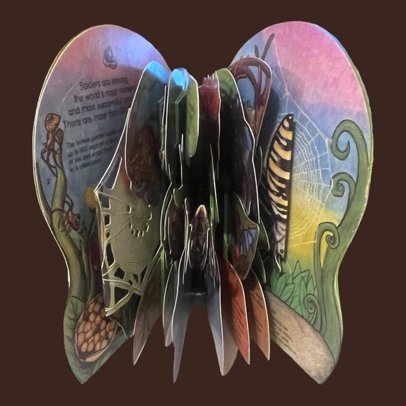 Safari Ltd Spider Set Of 8 Plus Pop Up Book Mini Spiders Educational Book - Picture 3 of 10